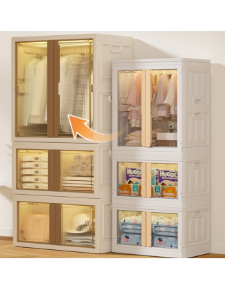 Household large capacity floor closet organizer