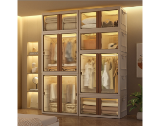 Household large capacity floor closet organizer