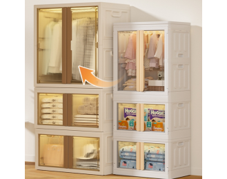 Household large capacity floor closet organizer